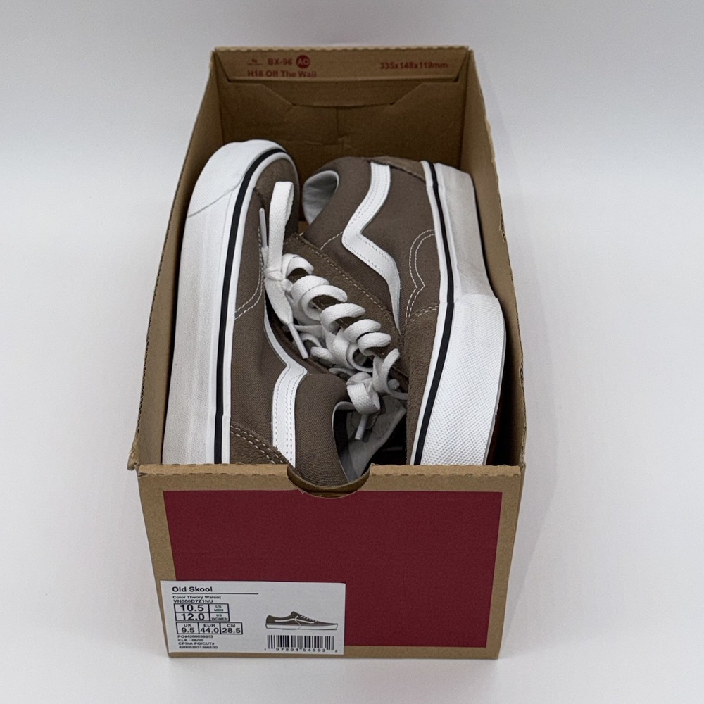 NEW Vans Old Skool Color Theory Walnut Men's 10.5 Women's 12 - Picture 2 of 16